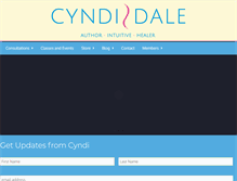 Tablet Screenshot of cyndidale.com